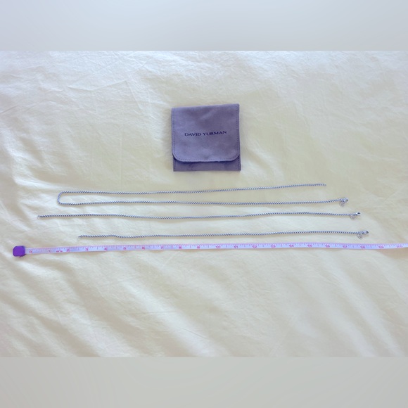 DAVID YURMAN 32” / 3.6mm Sterling Silver Box Chain...